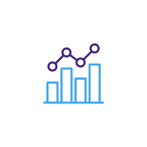Icône représentant une graphique