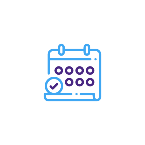 Icône représentant un calendrier