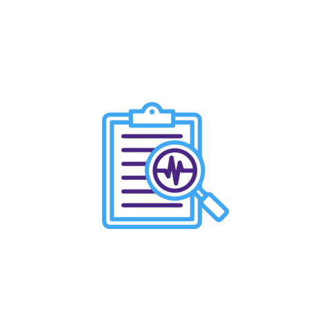 Icône représentant un bilan